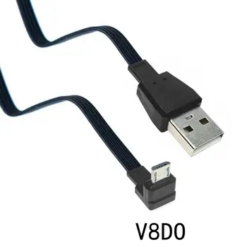 0,1 М 0,2 М Нагоре и Надолу и Връзки и Правоъгълен 90 ° Конектор Micro USB към USB конектора-Кабел за пренос на данни 0,5 м, 1 м, за по-Лесно таблет