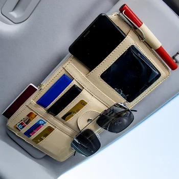 Авто козирка, джобен органайзер, карта, очила, държач за съхранение на дреболии, чанта за автостайлинга, IC-държач за карти, чадър, чанта за