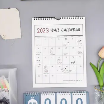 Настолен календар 2023 2023-януари-юни 2024 18 месеца Стенен календар с големи месечни страници 16,93 X 12,01 инча